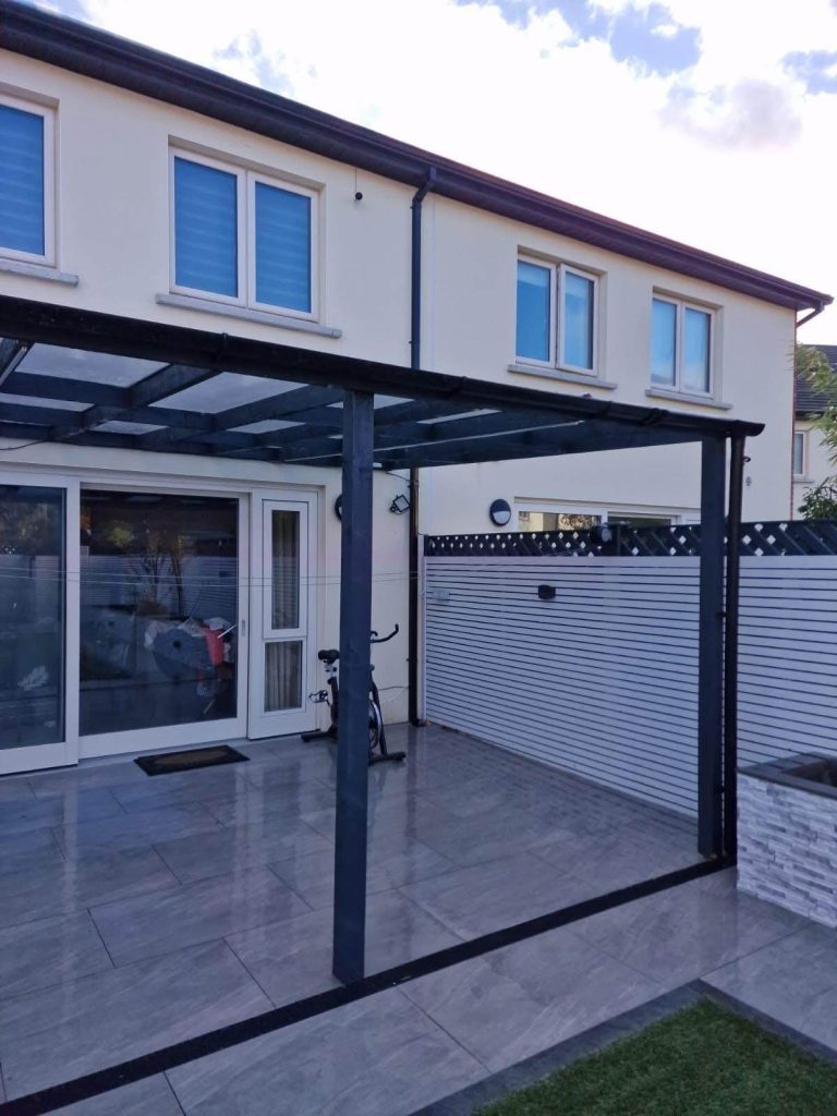 New pergola installed